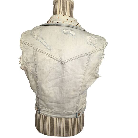 Vintage Guess denim vest size S - Picture 3 of 5